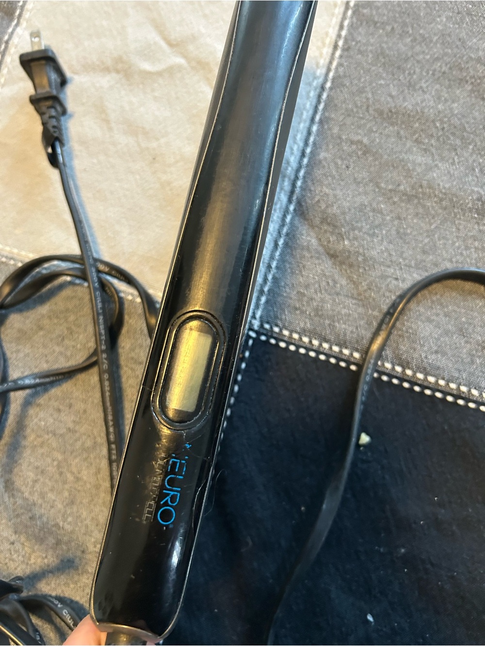 Paul Mitchell Black Euro Travel Flat Iron Hair Straightener